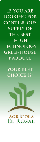 If you are looking for  continuous supply of  the best  high technology greenhouse produce    your best choice is:   AGR�COLA